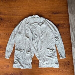 American Eagle Outfitters Light Gray Cardigan
